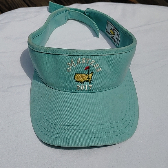 2017 Ladies Masters visor, aqua/teal - Picture 2 of 7
